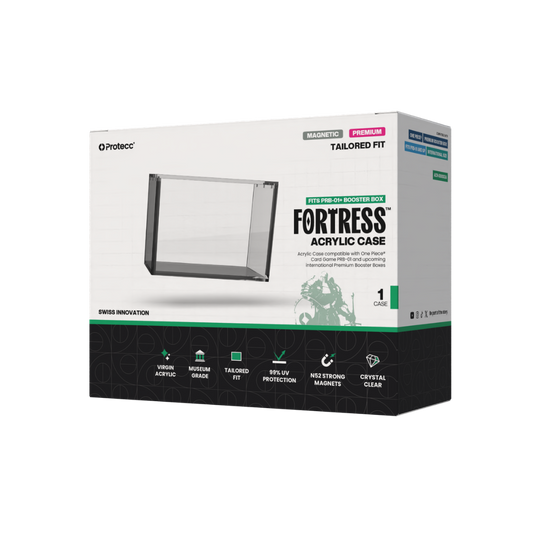 Protecc Fortress One Piece Booster Box Acryl Case [PRB-01]