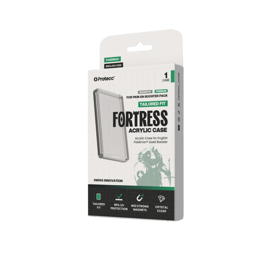 Protecc Fortress Pokémon Englisch Booster Pack Acryl Case