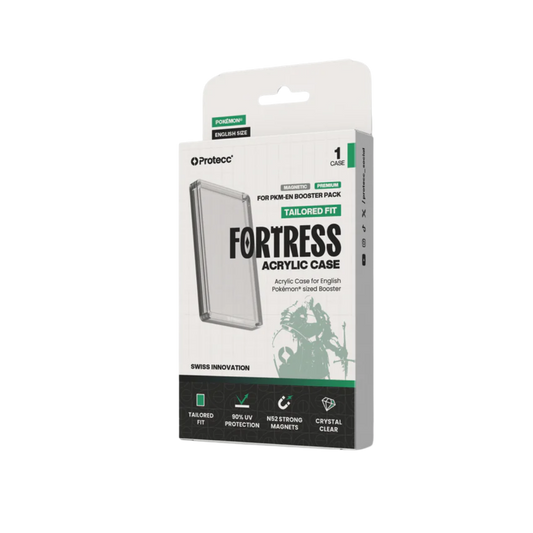 Protecc Fortress Pokémon Englisch Booster Pack Acryl Case