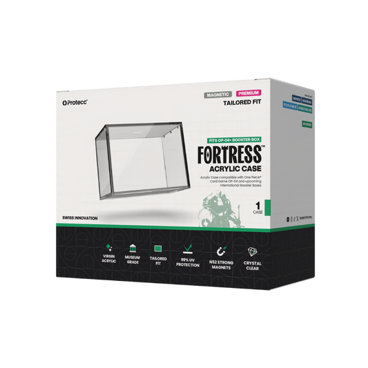 Protecc Fortress One Piece English Booster Box Acryl [OP-04 and Upcoming]